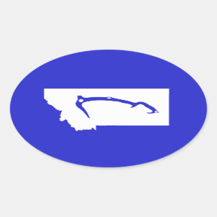 Ice Climb Montana Oval Sticker