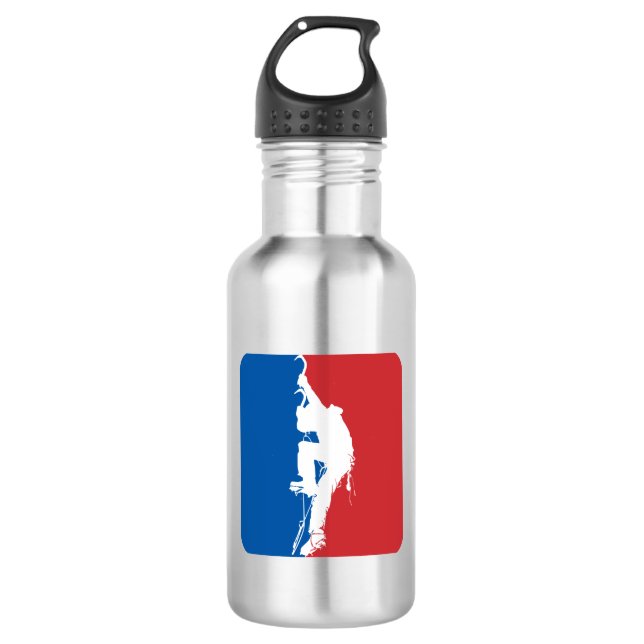 Ice Climbing All Star Stainless Steel Water Bottle (Front)