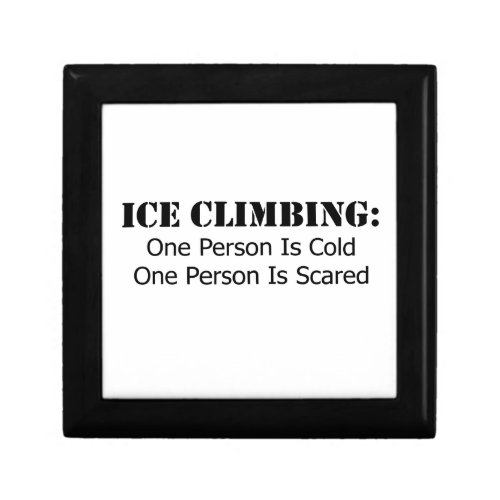 Ice Climbing _ Cold Scared Jewelry Box