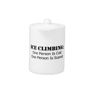 Ice Climbing - Cold, Scared Teapot
