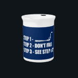 Ice Climbing - Don't Fall Beverage Pitcher<br><div class="desc">Sure,  put your screws in. They'll make you feel better and give you more confidence. But just don't fall. Really...  Don't. Fall.</div>