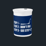 Ice Climbing - Don't Fall Beverage Pitcher<br><div class="desc">Sure,  put your screws in. They'll make you feel better and give you more confidence. But just don't fall. Really...  Don't. Fall.</div>