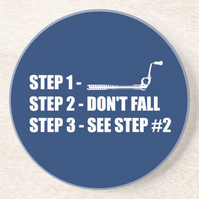 Ice Climbing - Don't Fall Coaster (Front)