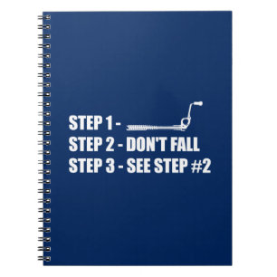 Ice Climbing - Don't Fall Notebook