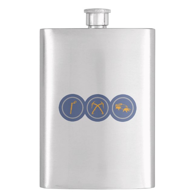Ice Climbing Gear Flask (Front)