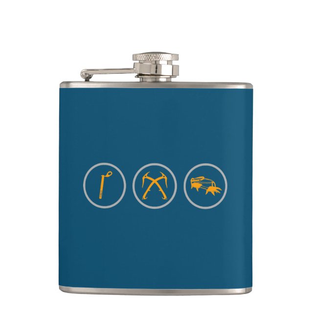 Ice Climbing Gear Flask (Front)