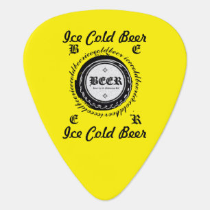 Ice Cold Beer! Bottle Cap  Guitar Pick