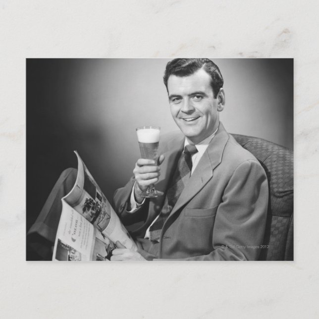 Ice Cold Beer Postcard (Front)