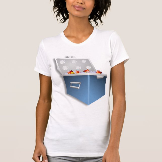 Ice Cooler Womens T-Shirt (Front)