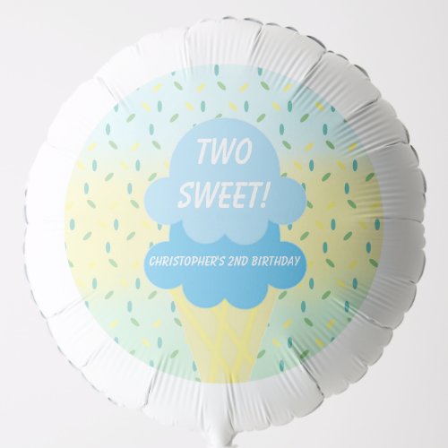 Ice Cream 2nd Birthday