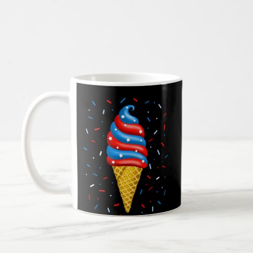 Ice Cream 4Th Of July Summer Coffee Mug