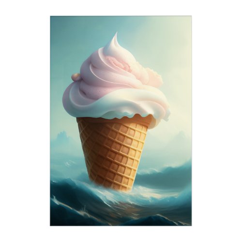 ice cream acrylic print