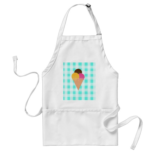 Ice-cream Adult Apron (Front)