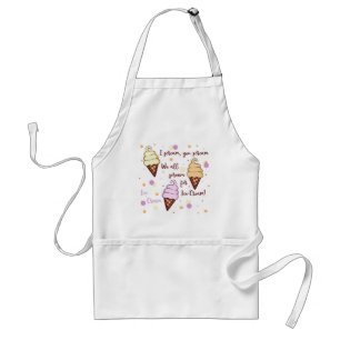 Ice Cream Adult Apron