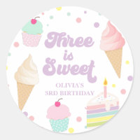 Ice Cream and Cake 3rd Birthday
