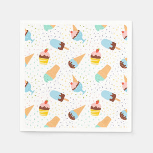 Ice Cream and Confetti  Napkins