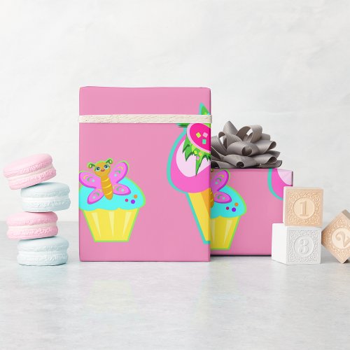 Ice Cream And Cupcakes Wrapping Paper