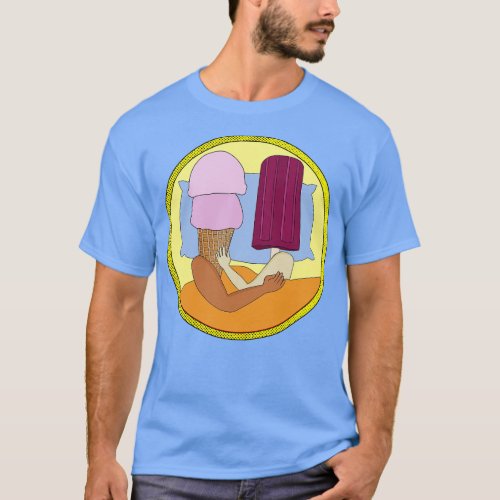 Ice Cream and Popsicle T_Shirt