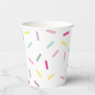 Ice Cream and Sprinkles Sweet One 1st Birthday Paper Cups