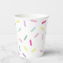 Ice Cream and Sprinkles Sweet One 1st Birthday Paper Cups