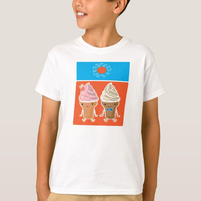 ice cream and sun bath T-Shirt (Front)