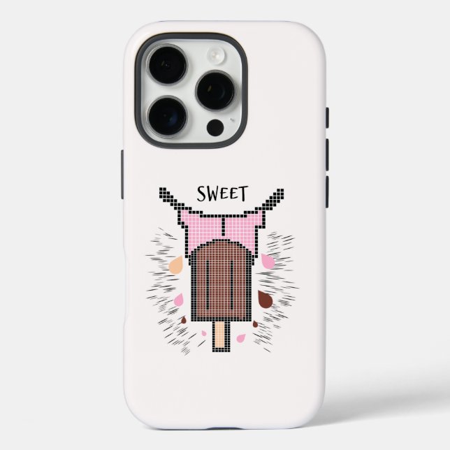 Ice cream and tongue  Case-Mate iPhone case (Back)