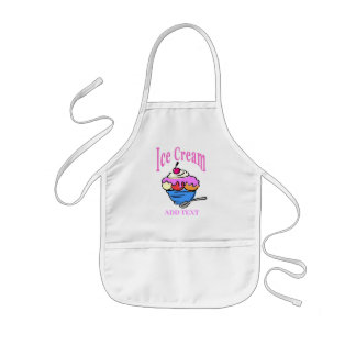 Ice Cream Apron, add text Kids' Apron