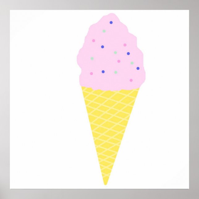 ice cream art poster (Front)