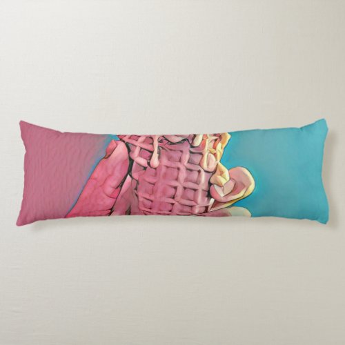 Ice cream artwork body pillow