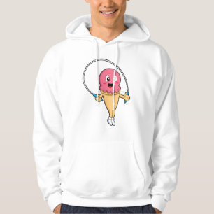 Ice cream at Fitness with Rope Hoodie