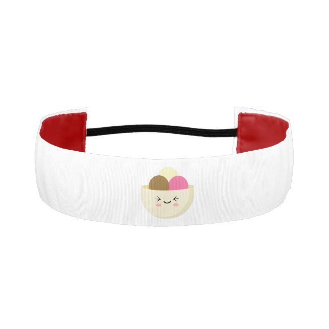 Ice Cream Athletic Headband (Front)