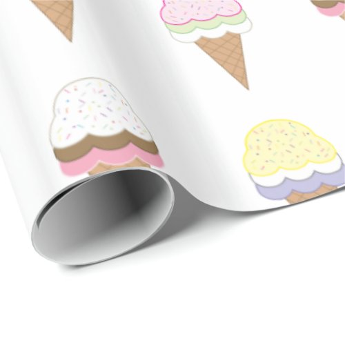Ice Cream Awesomeness Wrapping Paper