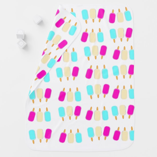 Ice Cream Baby Blanket (In Situ)