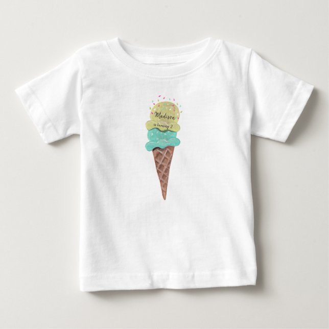 Ice cream | Baby Girl & Boy | T-shirt (Front)