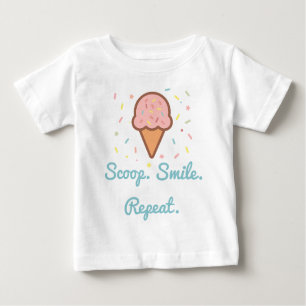 Ice Cream Baby T-Shirt – Scoop. Smile. Repeat.