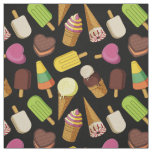 Ice Cream Background Fabric