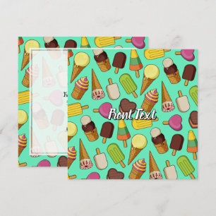 Ice Cream Background Invitation