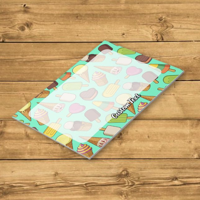 Ice Cream Background Notepad (Creator Uploaded)