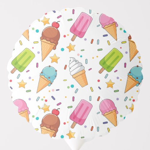 Ice Cream Balloon, Sweet Treat Party Balloon