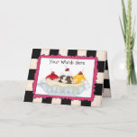 Ice Cream Banana Split greeting card add words