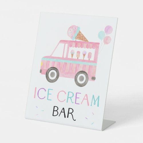 Ice Cream Bar Birthday Sign