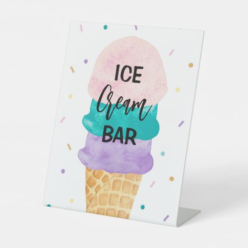 Ice Cream Bar Party Sign _ Sundae