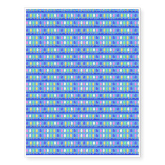 Ice Cream Bar Pattern Temporary Tattoos