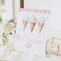 Ice cream Bar Scoop Sweet birthday party
