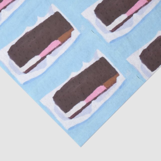 Ice Cream Bar Tissue Paper (Detail)