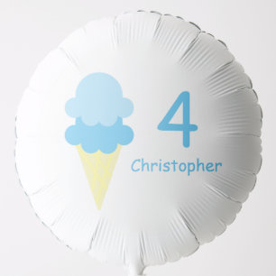 Ice Cream Birthday Balloon