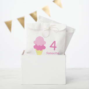Ice Cream Birthday Favor Bag