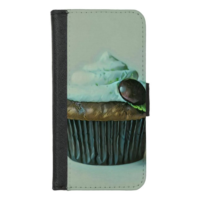 Ice cream birthday gift iPhone wallet case (Front)