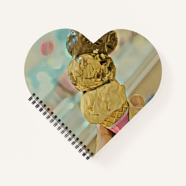 Ice cream birthday gift notebook (Front)