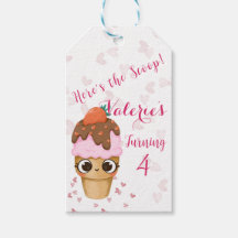 Ice Cream Birthday Invitation, 4th Birthday